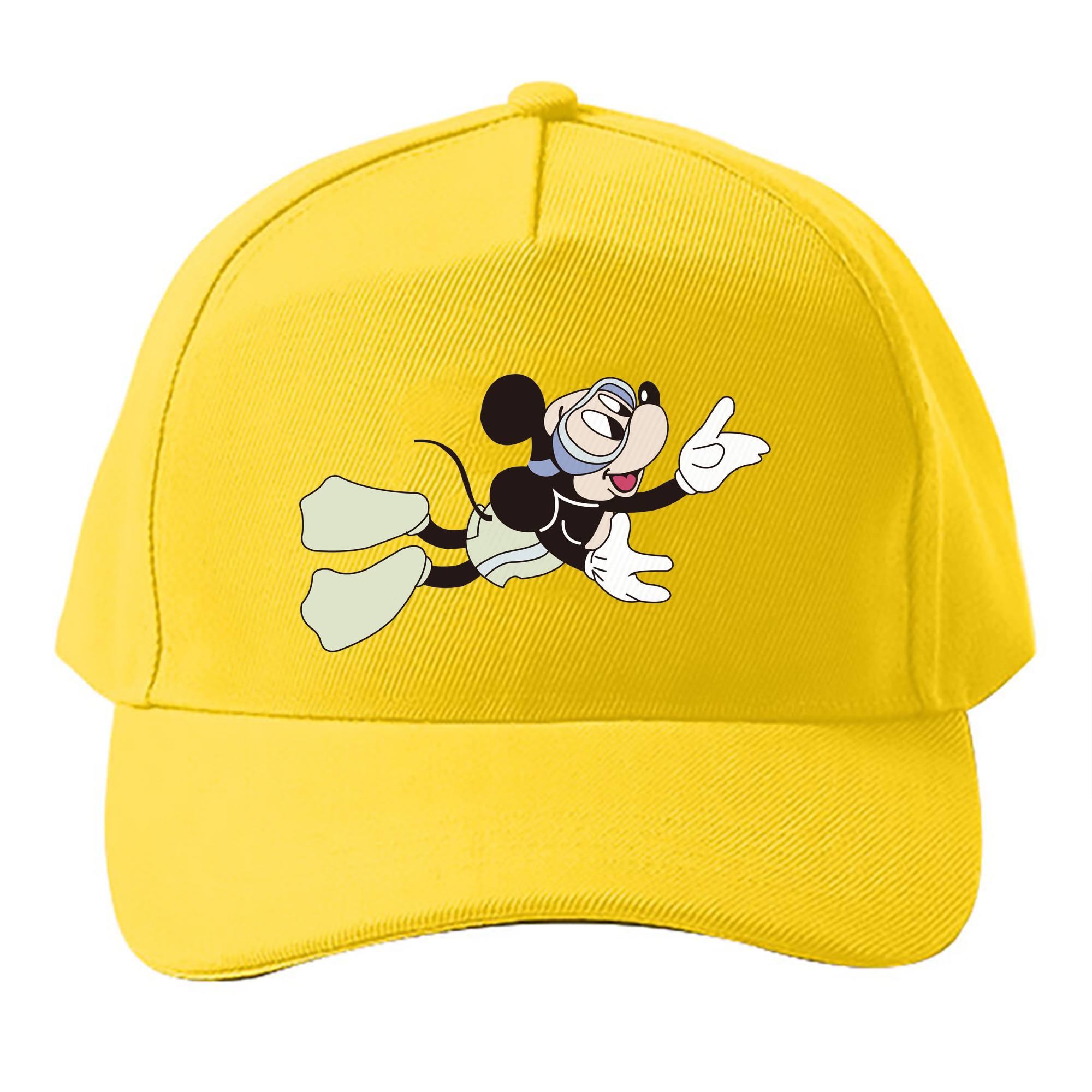 （画像用） ミッキーマウス Mickey Mouse ベースボールキャップ 綿100％ 男女兼用 帽子 スポーツ